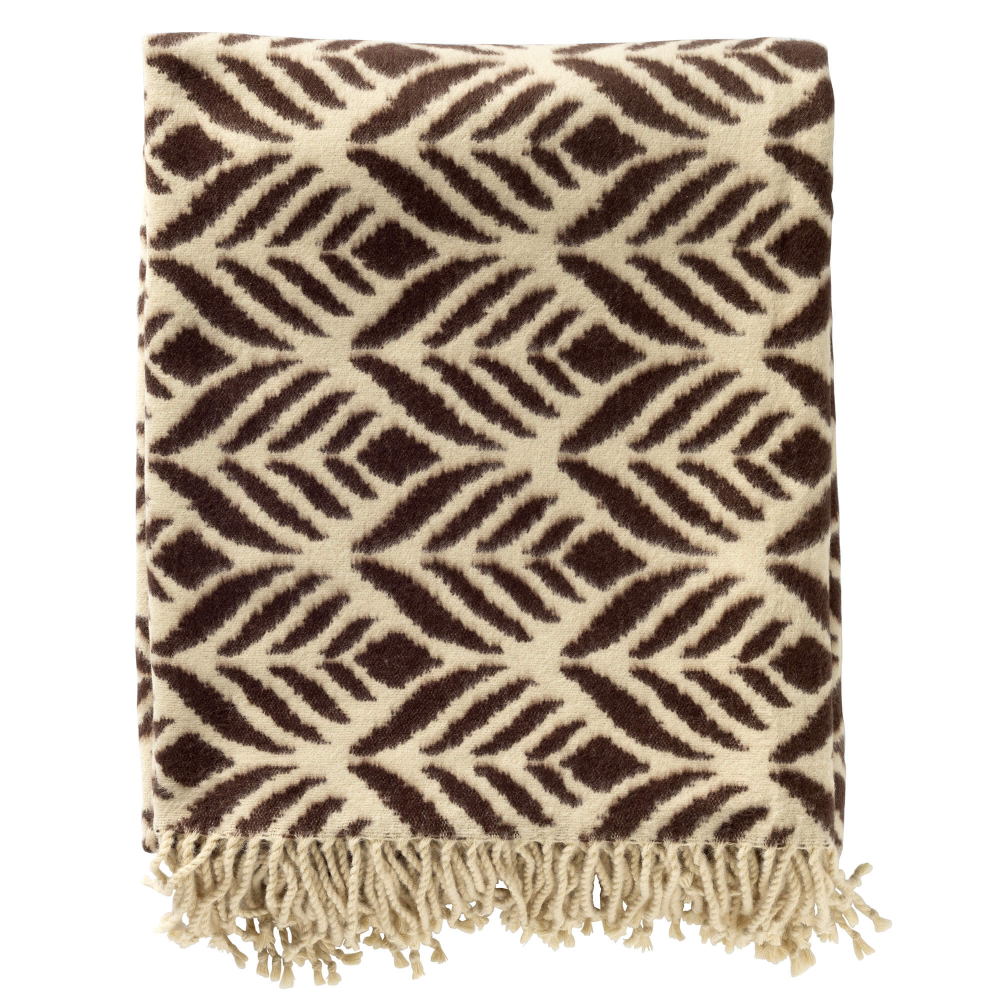 Hoii Plaid 'Alexandra' 150 x 200 cm Chocolate Martini - Braun